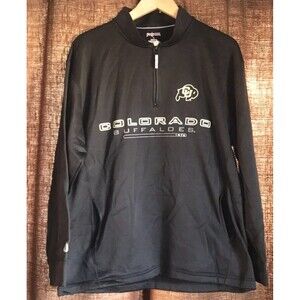 Colorado Buffaloes Sweatshirt New Old Stock Quarter Zip Jansport Large Buffs